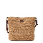 イビサ公式 ラフィアバッグ ショルダー かごバッグ 斜めがけ ナチュラル シンプル 軽い 夏コーデ レディース おしゃれ 通勤 大人可愛い リゾート 旅行