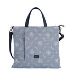 ibisa официальный многофункциональный Okayama Denim легкий в использовании ручная сумочка плечо наклонный .. Denim легкий натуральная кожа B5 размер ручная работа подарок женский сделано в Японии 