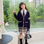 スーツ女の子入学式ニットジャケット...