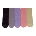 （3足組）超ゆったりゴムかかとなしソックス S-M／ピンク（アサヒ）89119