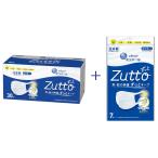 【サービス品付き】エリエール Zutto ふつうサイズ 30枚入＋7枚（大王製紙）日本製マスク