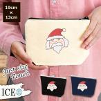 Yahoo! Yahoo!ショッピング(ヤフー ショッピング)サンタさん クリスマス ポーチ 小物入れ 化粧ポーチ コスメポーチ トラベルポーチ おしゃれ 収納 バッグ ギフト ミニポーチ コインポーチ かわいい シンプル プ