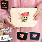 Yahoo! Yahoo!ショッピング(ヤフー ショッピング)赤い ポーチ 小物入れ 化粧ポーチ 花 妖精 コスメポーチ トラベルポーチ おしゃれ 収納 バッグ ギフト ミニポーチ コインポーチ かわいい シンプル プレゼント