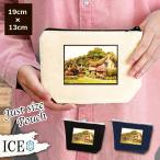 Yahoo! Yahoo!ショッピング(ヤフー ショッピング)景色 ポーチ 小物入れ 化粧ポーチ 家 草木 アンティーク レトロ コスメポーチ トラベルポーチ おしゃれ 収納 バッグ ギフト ミニポーチ コインポーチ かわいい