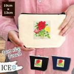 Yahoo! Yahoo!ショッピング(ヤフー ショッピング)薔薇 ポーチ 小物入れ 化粧ポーチ バラ 花 草木 アンティーク レトロ コスメポーチ トラベルポーチ おしゃれ 収納 バッグ ギフト ミニポーチ コインポーチ かわ