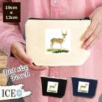 Yahoo! Yahoo!ショッピング(ヤフー ショッピング)シカ ポーチ 小物入れ 化粧ポーチ 鹿 アンティーク レトロ コスメポーチ トラベルポーチ おしゃれ 収納 バッグ ギフト ミニポーチ コインポーチ かわいい シンプ