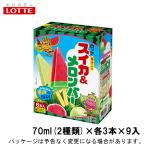  Lotte арбуз & дыня балка 70ml2 вид каждый 3шт.@×9 входить 