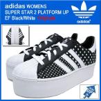 アディダス adidas スニーカー ウーマンズ スーパースター 2 プラットフォーム アップ EF Black/White オリジナルス メンズ (SUPER STAR Originals D65179)