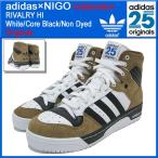 Yahoo! Yahoo!ショッピング(ヤフー ショッピング)アディダス×NIGO adidas Originals by NIGO スニーカー ライバルリー ハイ White/Core Black/Non Dyed コラボ メンズ（男性用） （M21516）