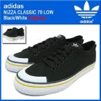 アディダス adidas スニーカー ニッツァ クラシック 78 ロー Black/White オリジナルス(adidas NIZZA CLASSIC 78 Originals Q20358)