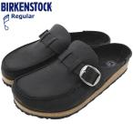 ビルケンシュトック サンダル BIRKENSTOCK メンズ 男性用 バックリー オイルド レザー Black レギュラー ( BUCKLEY OILED LEATHER Regular 1024897 )