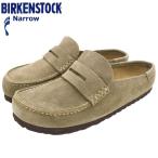 ビルケンシュトック サンダル BIRKENSTOCK メンズ 男性用 ネープルズ ラップ スエード レザー Taupe ナロー ( NAPLES WRAPPED SUEDE LEATHER 幅狭 1029710 )