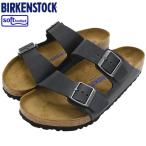 ショッピングビルケン ビルケンシュトック サンダル BIRKENSTOCK メンズ 男性用 アリゾナ SFB オイルド レザー Black ( ARIZONA SFB OILED LEATHER 幅広 ノーマル 752481 )