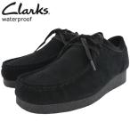 ショッピングクラークス クラークス ブーツ CLARKS メンズ 男性用 ワラビー エヴォ ウォータープルーフ Black Suede(Wallabee EVO WP BOOTS ワラビーブーツ 防水 26172817)