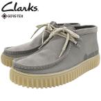 ショッピングクラークス クラークス ブーツ CLARKS メンズ 男性用 トーヒル ハイ GTX Grey Combi ( Torhill Hi GTX GORE-TEX ゴアテックス 防水 BOOTS 厚底 モカシン 26178272 )