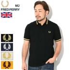 ショッピングフレッドペリー フレッドペリー ポロシャツ 半袖 FRED PERRY メンズ M2 シングル ティップド フレッド ペリー ( M2 英国製 イギリス 鹿の子 ポロ トップス )