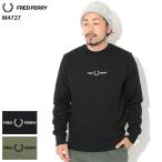 ショッピングフレッドペリー フレッドペリー トレーナー FRED PERRY メンズ エンブロイダード クルー スウェット ( M4727 Embroidered Crew Sweat 保温 裏起毛 トップス )