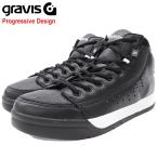 ショッピンググラビス グラビス スニーカー gravis メンズ 男性用 ターマック ハイカット DLX Black/White(TARMAC HC DLX Progressive Design ブラック 01010-0001)