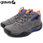 グラビス スニーカー gravis メンズ 男性用 ライバル スエード Cement/Navy/Orange(gravis RIVAL SUEDE グレー 靴 シューズ 15021-0001)