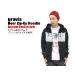 gravis(グラビス) Deer Zip-Up Hoodie Japan Exclusive パーカー