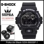Yahoo! Yahoo!ショッピング(ヤフー ショッピング)ジーショック G-SHOCK×スープラ コラボレーション ポルカドット 黒 GDX-6900SP-1（G-SHOCK×SUPRA Collaboration Polka dot GDX-6900SP-1）