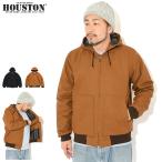 ショッピング古 ヒューストン ジャケット HOUSTON メンズ ダック ジップ ワーク フーディ ( Duck Zip Work Hoodie JKT 日本製ファブリック ワークジャケット アウター 51561 )