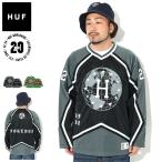 ハフ カットソー 長袖 HUF メンズ センター アイス ホッケー ジャージ Vネック ( Center Ice Hockey Jersey V-Neck ホッケーシャツ KN00408 )