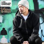 ロサンゼルスアパレル パーカー ジップアップ LOS ANGELES APPAREL メンズ 14オンス ヘビー フリース フル ジップ フーディ (14oz Heavy Fleece HF-10 HF10)