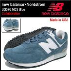 ニューバランス new balance×ノードストローム スニーカー US576 ND3 Blue コラボ メンズ(NEWBALANCE×Nordstrom Made in USA US576-ND3)