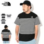 ザ・ノース・フェイス Tシャツ 半袖 THE NORTH FACE メンズ パネル ボーダー ( Panel Border S/S Tee 2025春夏 UVカット NT32406 国内正規 )[M便 1/1]