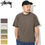 ステューシー カットソー 半袖 STUSSY メンズ Pigment Dyed Inside Out ( stussy crew クルー ピグメント トップス 男性用 Lazy Tee 1140283 USAモデル 正規 )