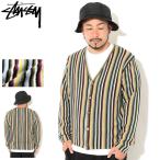ステューシー カーディガン STUSSY メンズ Stripe Pattern ( stussy cardigan ストライプ トップス 男性用 117129 USAモデル 正規 )
