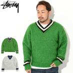 ステューシー セーター STUSSY メンズ Mohair Tennis ( stussy sweater Vネック トップス 男性用 117142 USAモデル 正規 )