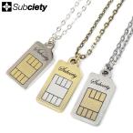 サブサエティ ネックレス Subciety シムカード ( subciety サブサエティー Simcard Necklace アクセサリー 101-94482 )