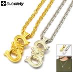 サブサエティ ネックレス Subciety クレスト ブラス ( subciety サブサエティー Crest Brass Necklace アクセサリー 104-94911 )[M便 1/1]