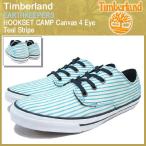 ティンバーランド Timberland アースキーパーズ フックセット キャンプ キャンバス 4アイ ティール ストライプ(5418A メンズ)
