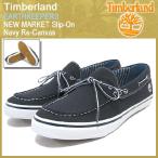 Yahoo! Yahoo!ショッピング(ヤフー ショッピング)ティンバーランド Timberland アースキーパーズ ニューマーケット スリップオン ネイビー リキャンバス（timberland 6541R EARTHKEEPERS メンズ）