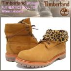 ティンバーランド Timberland ウーマンズ ブーツ オーセンティックス ロールトップ ウィート レオパード(8139A Leopard レディース)