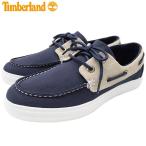 【日本正規品】ティンバーランド スニーカー Timberland ユニオン ワーフ ボート レザー アンド ファブリック オックスフォード Navy Canvas