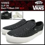 Yahoo! Yahoo!ショッピング(ヤフー ショッピング)バンズ VANS スニーカー スリッポン Black PT/Black CHK ナンバーシックス メンズ（vans V3060LXWV-0004 SLIP ON NO.6 Sneaker）