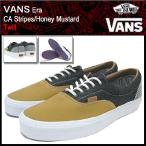 バンズ VANS スニーカー エラ CA Stripes/Honey Mustard ツイル メンズ 男性(vans VN-0IM9DQ6 Era CA Stripes/Honey Mustard Twill)