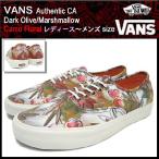 バンズ VANS スニーカー オーセンティック CA Dark Olive/Marshmallow カモ フローラル メンズ 男性(VN-0JWIAS7 Authentic CA Camo Floral)