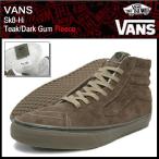 バンズ VANS スニーカー スケート ハイ Teak/Dark Gum Fleece メンズ(vans VN-0KYAL7Z Sk8-Hi ハイカット Sneaker sneaker SNEAKER)