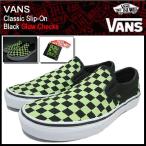バンズ VANS スニーカー クラシック スリッポン Black Glow Checks メンズ(vans VN-0QFD763 Classic Slip-On Sneaker)