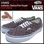 バンズ VANS スニーカー オーセンティック Checker/Port Royale バン ドーレン (vans VN-0TSV8X9 Authentic Checker/Port Royale VAN DOREN)