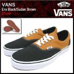 バンズ VANS スニーカー エラ Black/Sudan Brown 2トーン メンズ (vans VN-0VHQ9SA Era Black/Sudan Brown 2Tone)