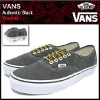 バンズ VANS スニーカー オーセンティック Black ウォッシュド メンズ 男性(vans VN-0VOE4JT Authentic Black Washed ローカット)