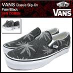 バンズ VANS スニーカー クラシック スリッポン Palm/Black バンドーレン メンズ 男性(VN-0XG8DOU Classic Slip-On Palm/Black VAN DOREN)