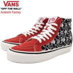 バンズ スニーカー VANS メンズ 男性用 スケートハイ 38 DX OG Skull/OG Red/OG Black アナハイム ファクトリー (VN0A38GFX7Z Sk8-Hi 38 DX)