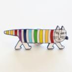  Lisa la-son дизайн булавка z радуга. мой ключ Rainbow значок брелок для ключа кошка кошка симпатичный модный подарок подарок 